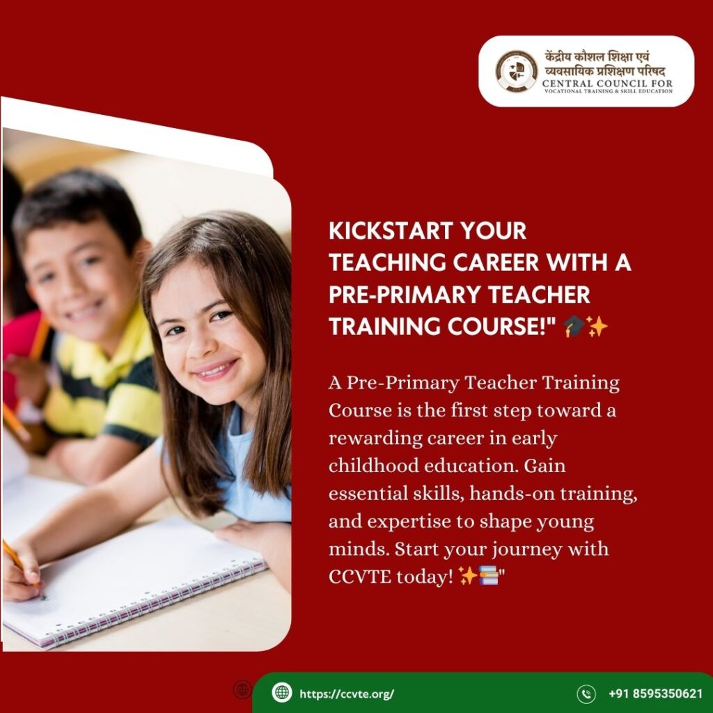 pre primary teacher training course