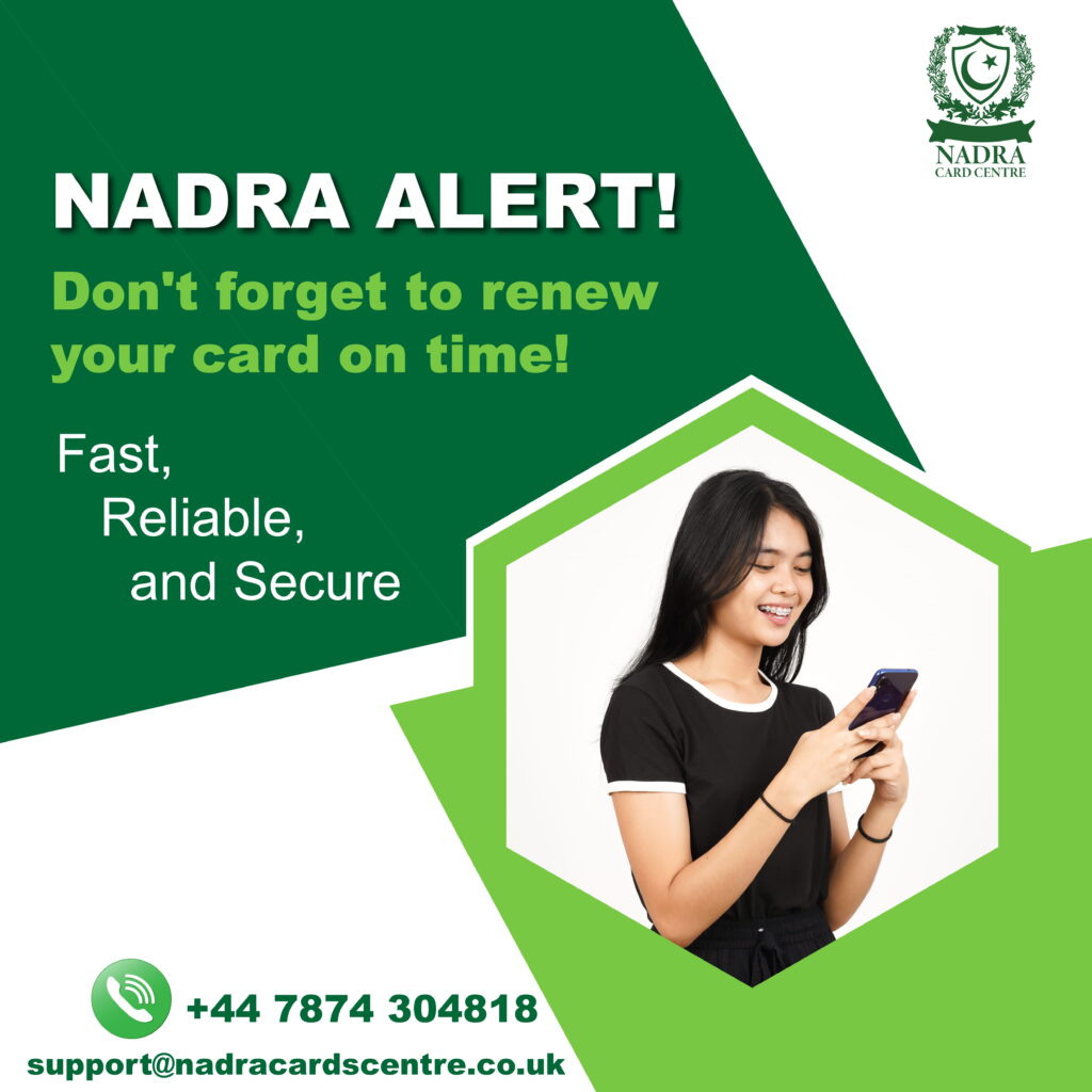 Pakistani Nadra card renewal
