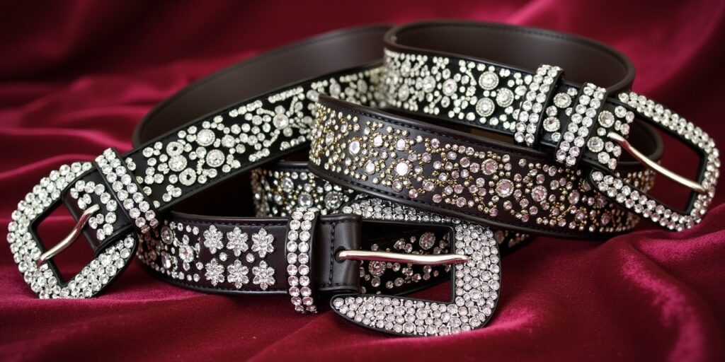 Rhinestone belt