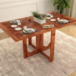 Folding dining table