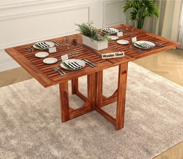 Folding dining table
