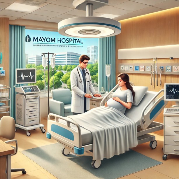 Maternity ward at Mayom Hospital – Best Delivery Hospital in Gurgaon Haryana