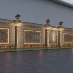 Boundary Wall Design - Stone Art By SKL