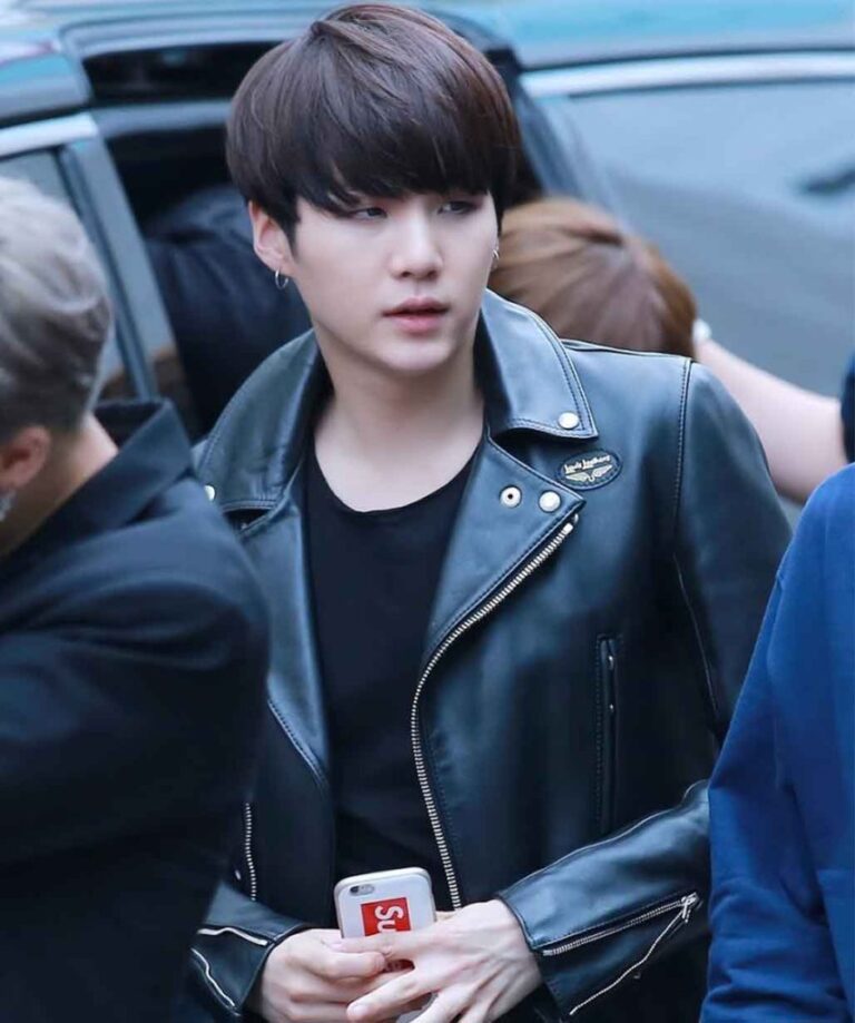 Jungkook leather jacket