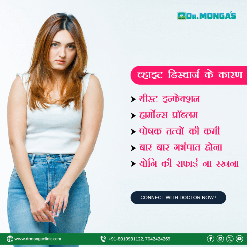 Leucorrhoea (white discharge) treatment in Delhi & Gurgaon