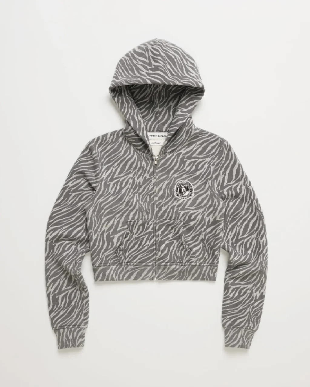 Madhappy zebra Hysteric Glamour Shrunken Zip Up