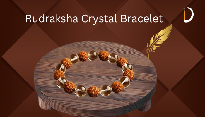 Rudraksha Crystal Bracelet