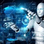 ai-hominoid-robot-touching-virtual-hologram-screen-showing-concept-big-data_31965-48928