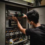 electrical service panel in Texas