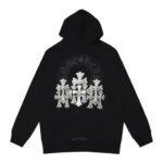 Chrome Hearts Hoodie Multiple Cross – Black