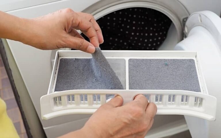 Cleaning Dryer Lint Trap