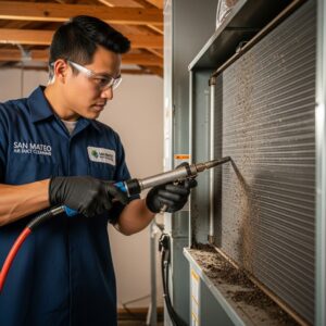 Ac coil cleaning