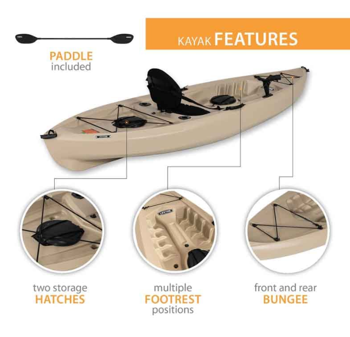 Lifetime tamarack kayak
