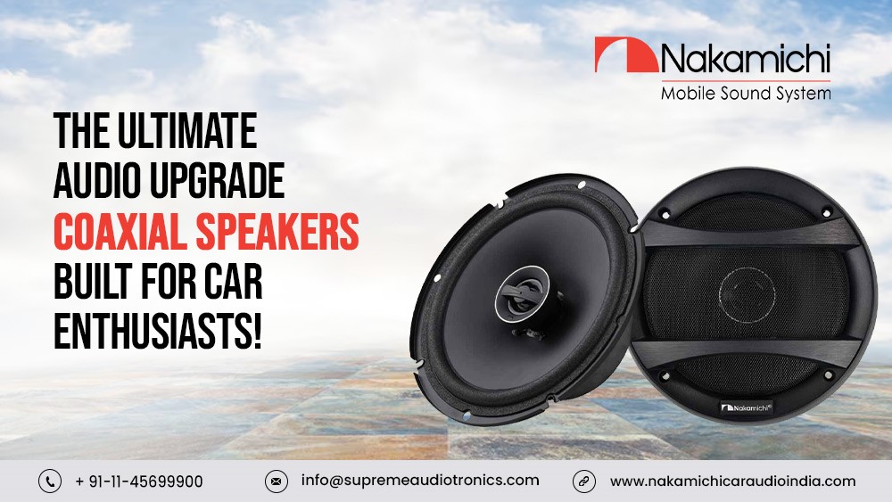 The Ultimate Audio Upgrade – Coaxial Speakers Built for Car Enthusiasts!