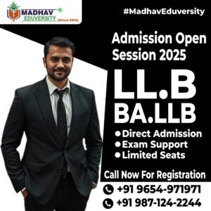 LL.B. Course Admission | Madhav Eduversity Law