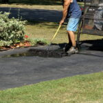 Sealing the driveway