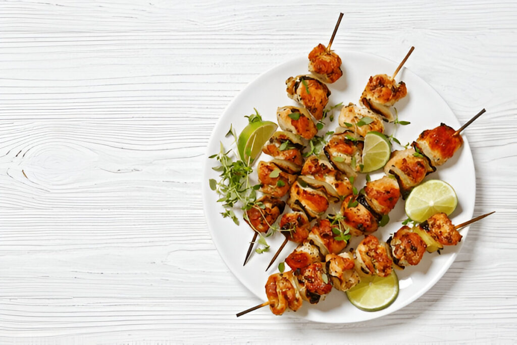 chicken skewers