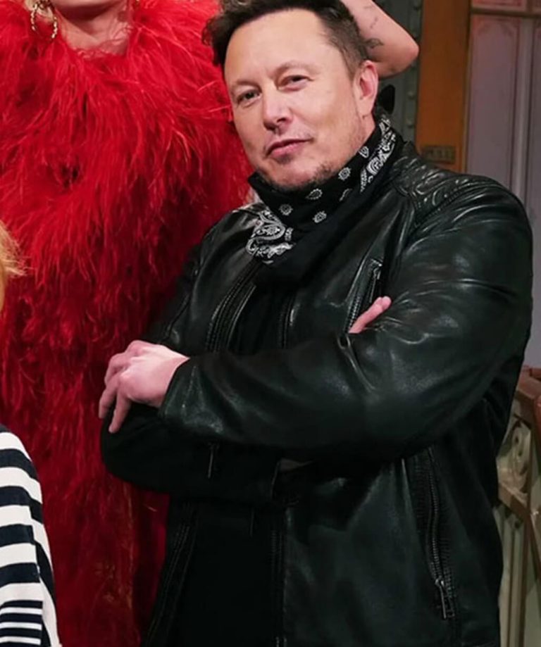 Elon Musk leather jacket