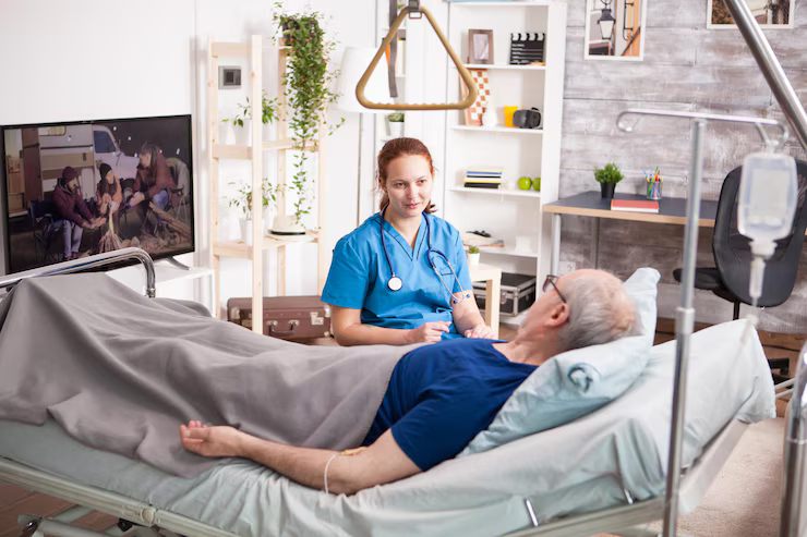 female-doctor-with-stethoscope-sharing-comfort-old-man-nursing-home_482257-45340