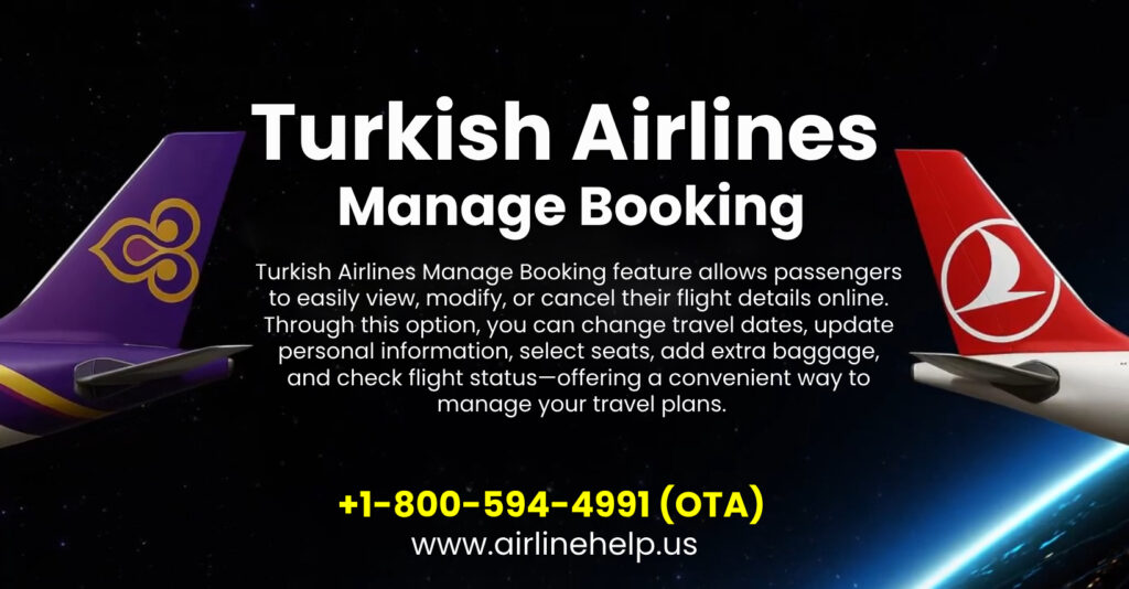 Turkish Airlines Manage Booking