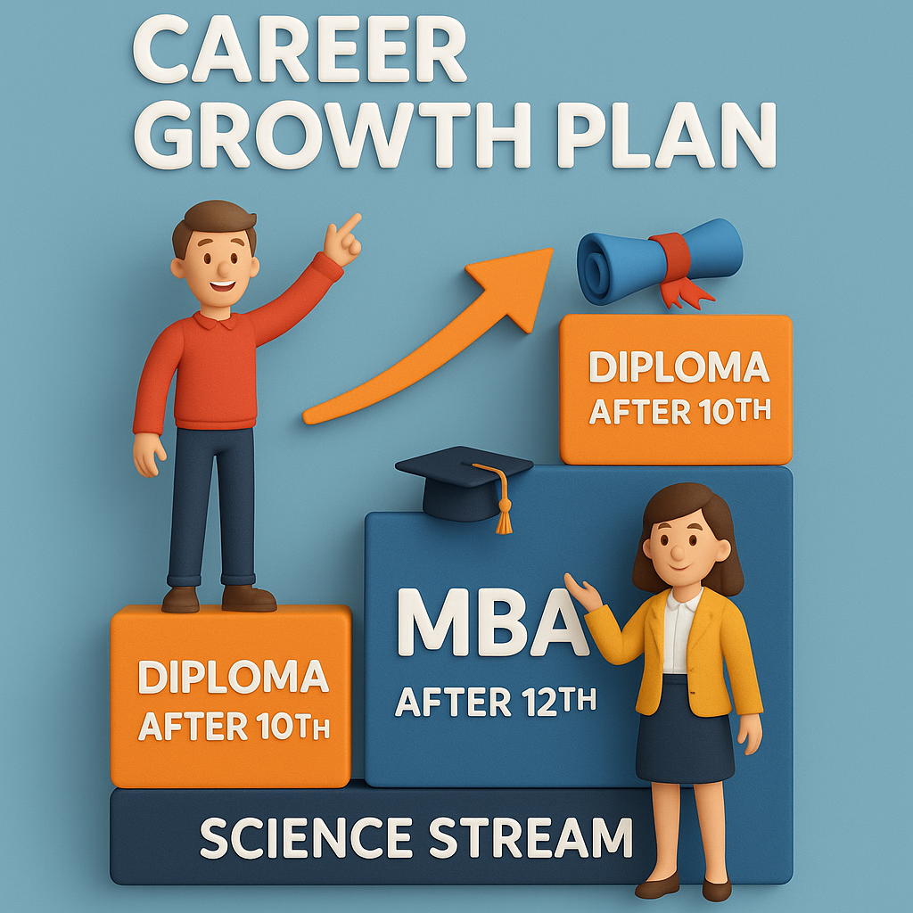 Career Growth Plan: Diploma After 10th & MBA After 12th Science Stream