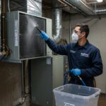 Ac coil cleaning