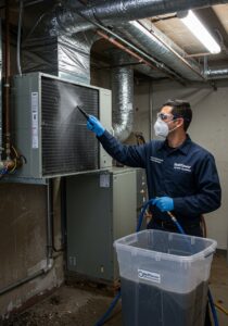 Ac coil cleaning