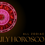 Black Gold Elegant Horoscope YouTube Thumbnail