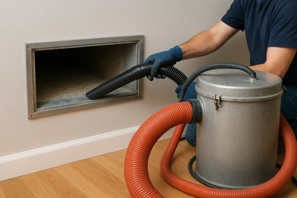 Negative Pressure Air Duct Cleaning