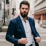 Custom men's suit