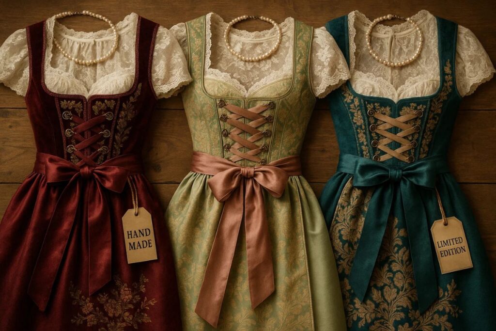#DirndlFashion #OktoberfestStyle #TraditionalGermanClothing #BavarianDress