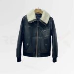 shearling leather jacket