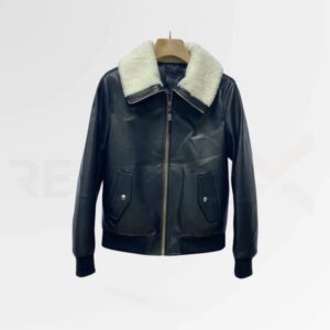 shearling leather jacket