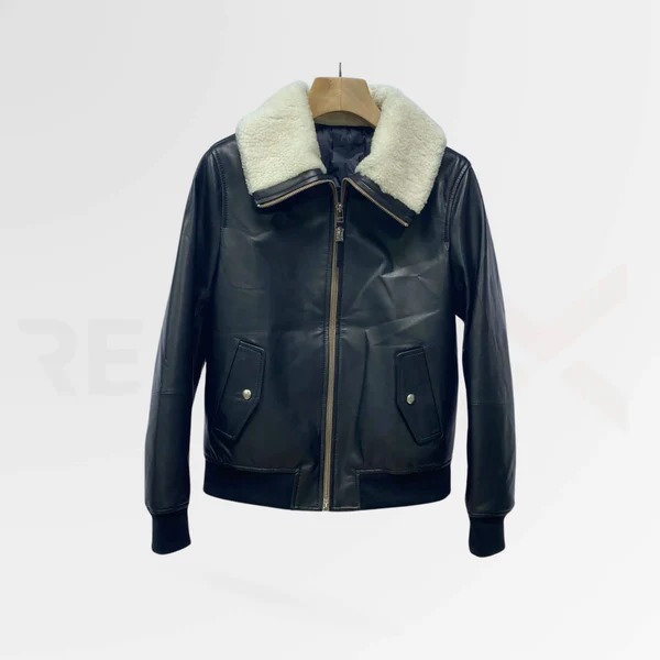 shearling leather jacket