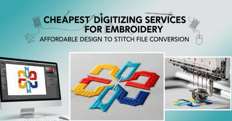 Cheapest digitizing services for embroidery – affordable design to stitch file conversion