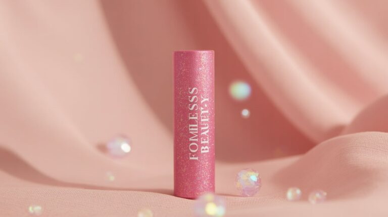 Pink Sparkly Lip Gloss