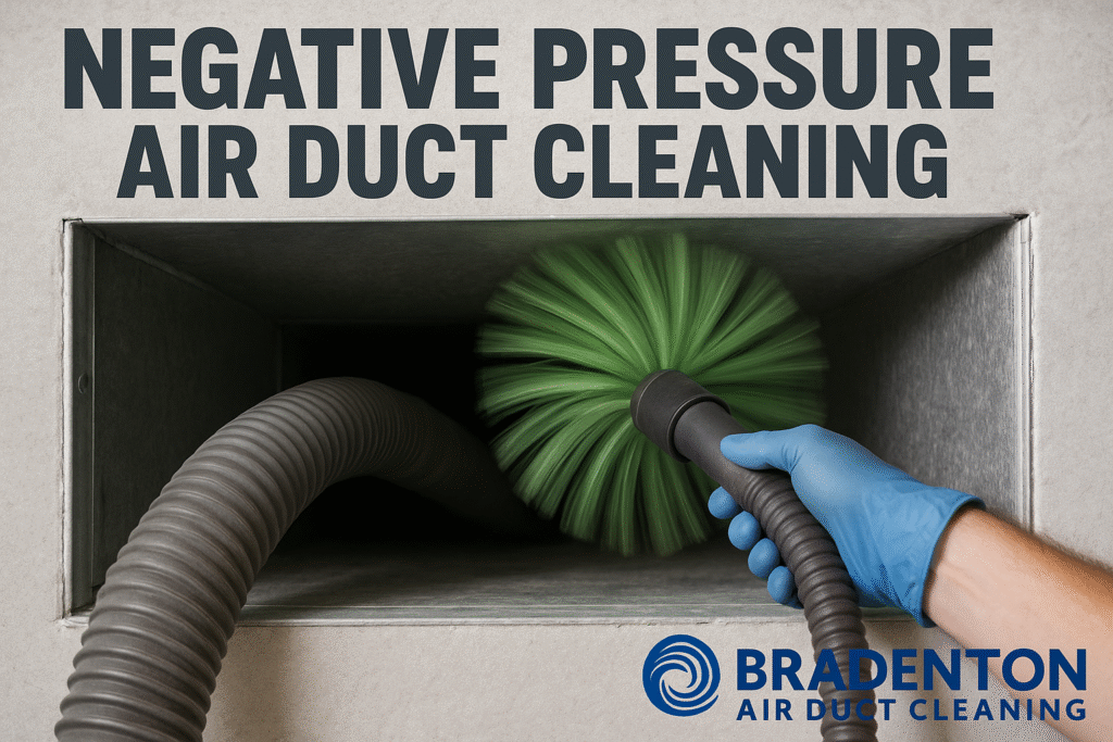 Negative Pressure Air Duct Cleaning