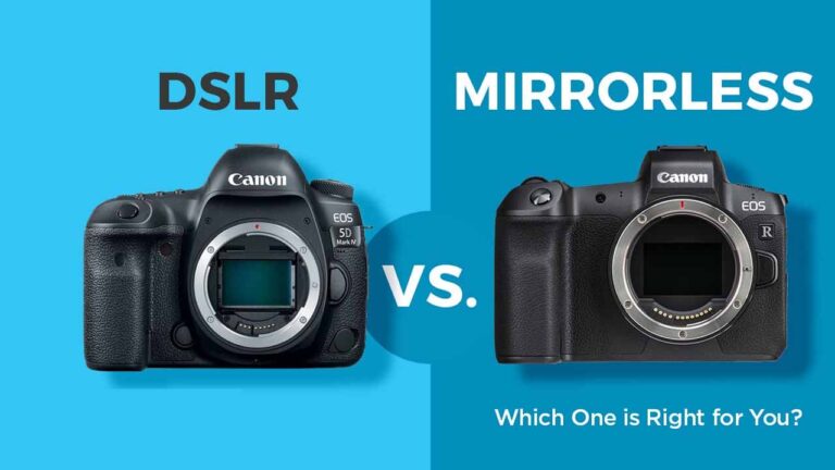 Difference Between Mirrorless and DSLR Camera