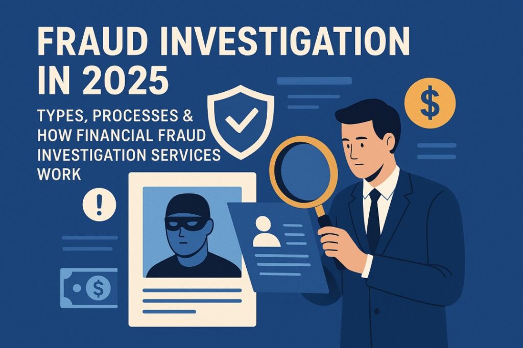 Fraud Investigation in 2025 Types, Processes & How Financial Fraud Investigation Services Work