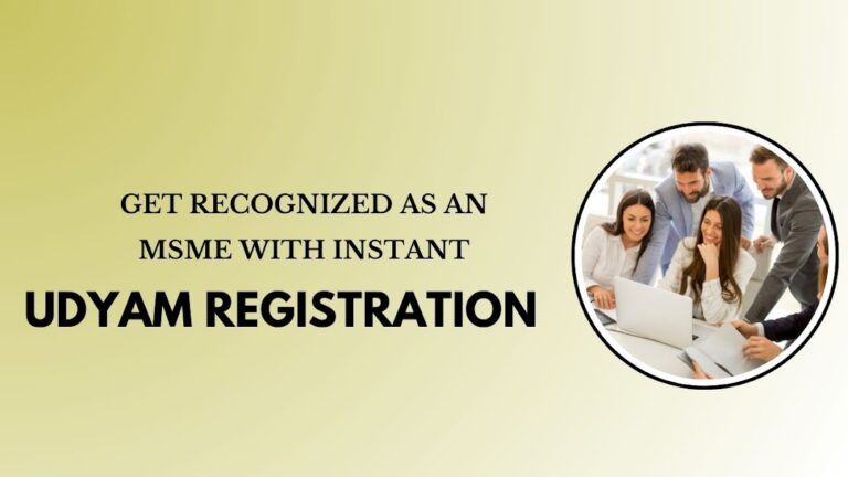 Get Recognized as an MSME with Instant Udyam Registration