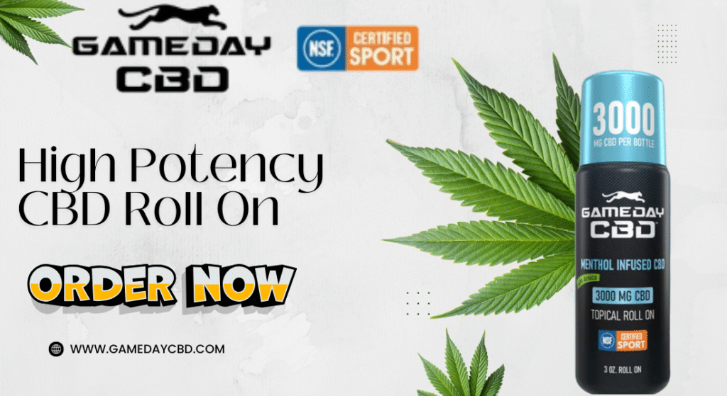 high potency CBD roll on