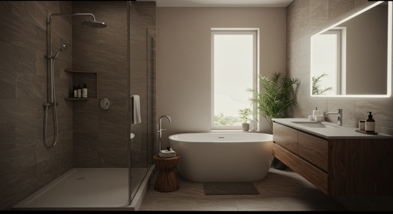 modern bathroom renovation