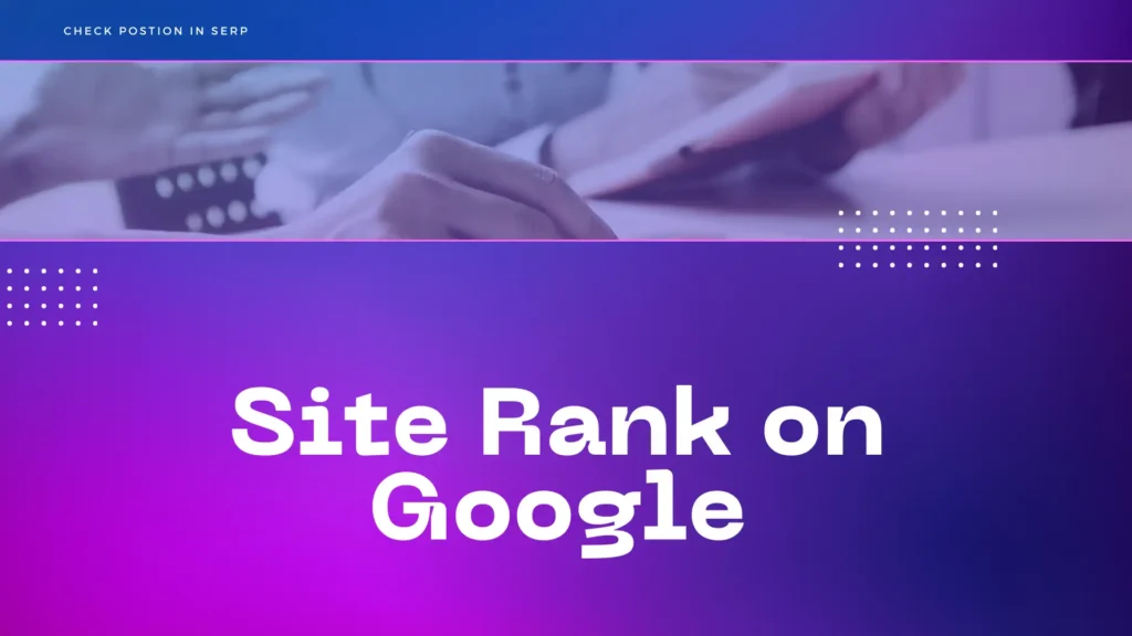 Check Ranking position