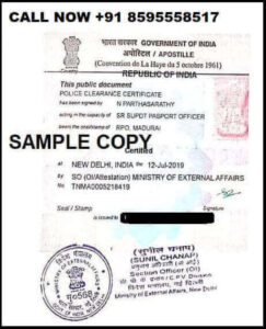 PCC Apostille in Jharkhand