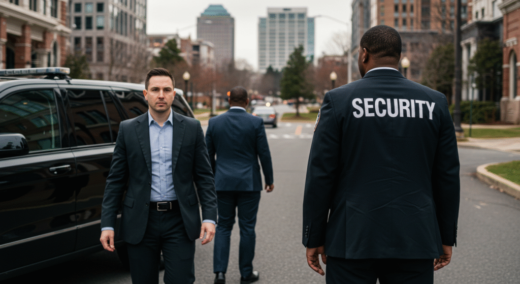 professional executive security guard