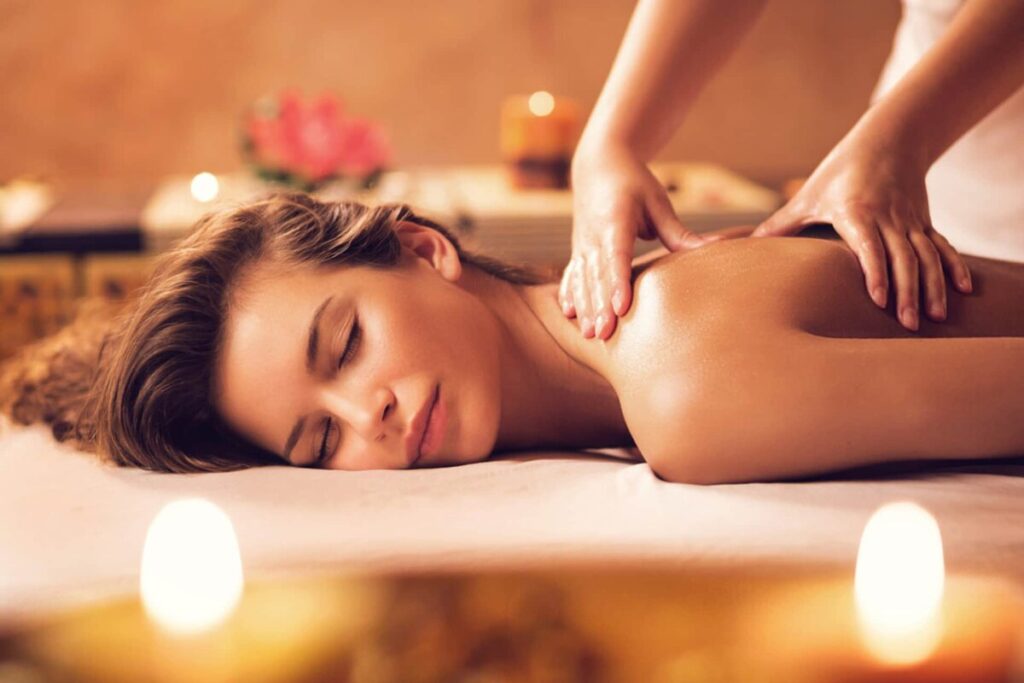 Relaxing spa session with a professional therapist providing Swedish massage Tysons Corner to promote relaxation and stress relief.