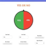 Yes or No Decide Wheel