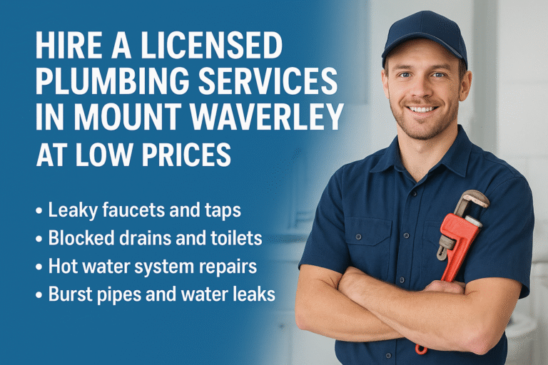 plumbing services in Mount Waverley