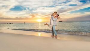 Couple photo session Aruba