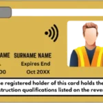 CSCS card black